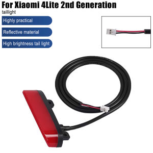 Taillight For Xiaomi Electric Scooter 4 Lite ( 2nd Gen ) Electric Scooter Rear Mudguard Fender Lamp Brake Safety Warning Lights