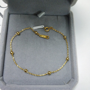 Homemade Double-Layer 18K Golden Starry Sky Ball Bracelet Women Can Customize the Length and High Cost to Make Exquisite Slim