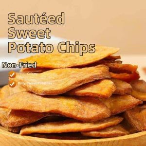 Non-Fried Roasted Sweet Potato Chips Snack
