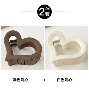 Minimalist Frosted Heart Hair Clip Womens New 2025 Shark Hair Clip Stylish Hair Accessories Simple Fashion Hair Grips