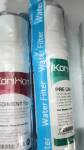 Bộ lõi lọc nước 123 Korihome ( 2 Sediment - 1 Pre Carbon)