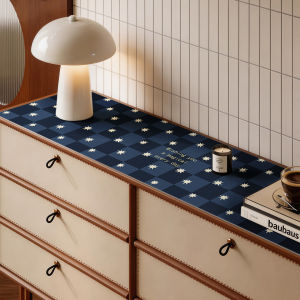 Waterproof Oil-proof Stain-resistant Wash-free Leather Texture Luxury Table Protector