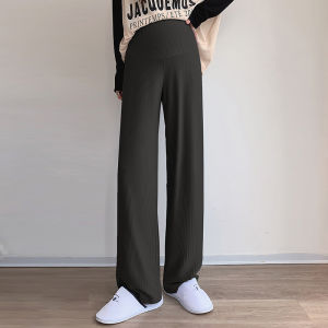 MIDULI | Summer Lightweight Long Pregnancy Pants Not Tight on Stomach