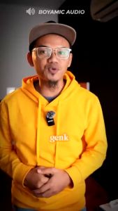 Mikrofon Tanpa Wayar Serba-in-Satu BOYA BOYAMIC dengan Rakaman Terbina