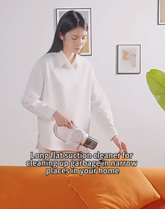 HASOLAR MY 4 dalam 1 Pembersih Vakum Tanpa Kord 11000Pa Pembersih Vakum Penyingkiran Habuk Habuk UV Untuk Katil、Vakum Tanpa Kord Basah & Kering Isi Rumah