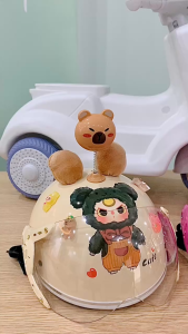 Mũ Bảo Hiểm Baby Three Có Kính-Nón Bảo Hiểm Trẻ Em Tặng Đầy Đủ Phụ Kiện Ngẫu Nhiên Gia Dụng Số 1 Việt Nam-999