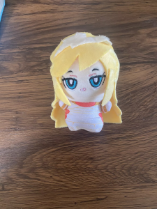 10cm Panty Stocking with Garterbelt Plushies Toys Keychain Anime Stocking Plush Dolls Cute Figure Panty Plush Stuffed Doll Gifts