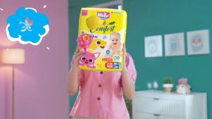Baby Diapers Pants - Baby Happy - Popok Bayi Body Fit Fun Comfort - Uk.M 34+2pcs