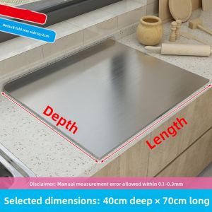 JINDONG | 304 Stainless Steel Antibacterial and Mold-Resistant Cutting Board for Kitchen and Dough Kneading