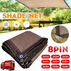 Sun Shade Sail Garden Balcony Sunshade Net Summer Anti-UV Sun Awning