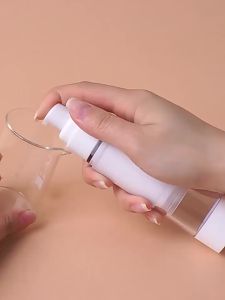 15/30/50ML Vacuum Pump Bottles Travel Spray Lotion Sample Bottles Facial Cream Foundation Airless Container