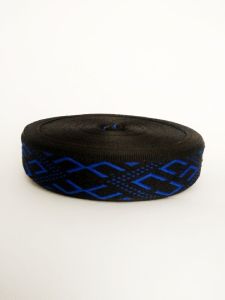 tali bisban webbing motif silang ukuran 2 5 cm 1 roll(20 meter)
