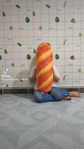 GỐI ÔM 3D HÌNH BÁNH MÌ GẤU BÔNG BÁNH MÌ GÒN MỀM AN TOÀN CHO BÉ CAO CẤP GIÁ RẺ