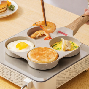 MAIYUQI | Non-Stick Breakfast Cooking Pan Four Holes