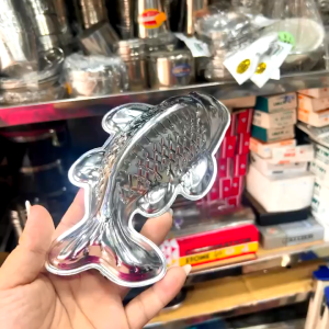 khuôn xôi cá chép 25cm khuân cá chép làm xôi inox sáng bóng dụng cụ đồ xôi