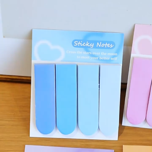80Sheets Color Gradient Sticky Notes Student Memo Pads School Stationery