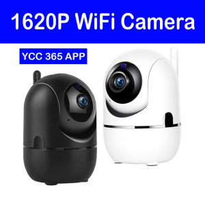 IP Camera Wifi YCC365 Plus: Smart Home 1620P HD Surveillance Camera Auto Tracking Night Vision Wireless Indoor Security Camera
