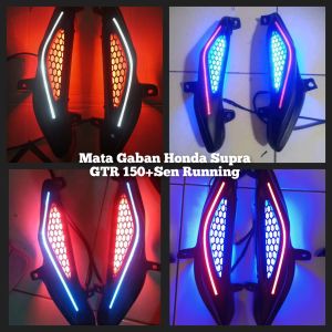 Lampu Mata Gaban Honda Supra GTR 150 + Sen Running (Bonus Flasher)