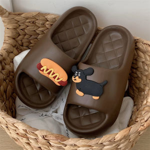 Dép Đi Trong Nhà Mùa Hè Chống Trượt Dễ Thương Cho Cặp Đôi Thú Cưng Hoạt Hình Phong Cách EVA Dép Đi Trong Nhà Cho Thanh Thiếu Niên