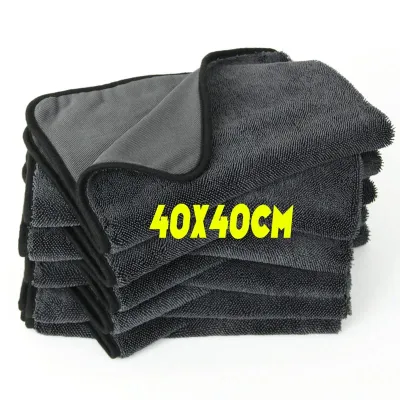 Car Wash Towel 1200GSM Double Sided Towel Car Detailing Twisted Braid Cloth Super Absorbent Rag for Car Home Washing Accessories