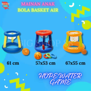 MAINAN ANAK KOLAM RENANG BOLA BASKET RING BASKET AIR HOOP WATER GAME