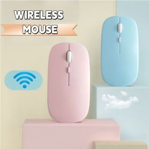 Bluetooth-compatible Mouse Wireless Mouse Silent Computer Mice Portable Working Gaming Mouse for Laptop iPad Air Pro Tablet PC