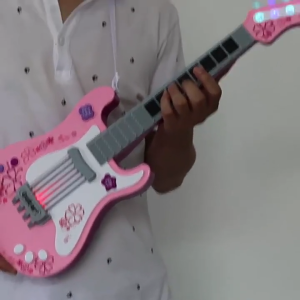 Đàn Guitar Mini Phát Nhạc Đèn LED Đồ Chơi Cho Bé Gái Bé Trai 2026