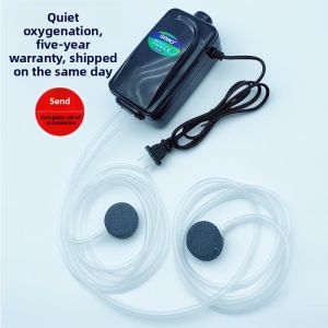 MONLEYTA | Quiet 220V Oxygenator Fish Tank Aerator Small Electric Oxygen Pump Aquarium Fish Breathing Machine Large Tank Manleyta