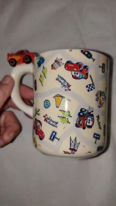 Licensed Japan Sun Art x Disney Pixar Cars lightning Mcqueen Mug
