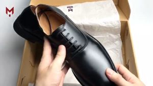 Giày công sở nam Plain Oxford MAD Black buộc dây chính hãng cao cấp da bò nhập khẩu uy tín chất lượng tốt