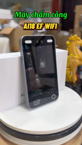 [AI18EF-WIFI] Máy Chấm Công Khuôn Mặt & Vân Tay Công Nghệ Mới Nhận Diện Nhanh (Bảo hành 1 năm chính hãng)