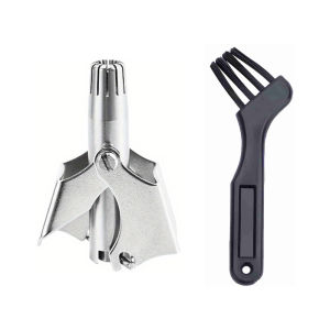 YUKU Washable Portable Ear Hair Trimmer Cleaning Without Rusting Painless Nose Hair Trimming Mens Portable Razor Low Noise