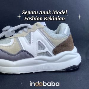 indobaba | Sepatu Sneakers Anak Perempuan Sport Import Sepatu Anak Laki Laki Model Baru Size 21-30 S155
