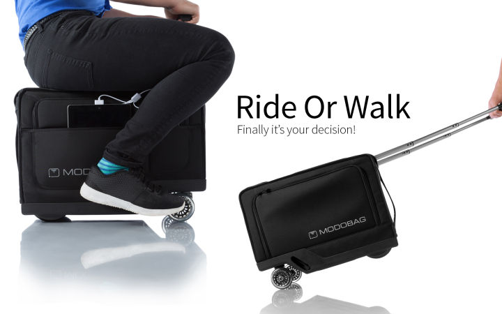 Rideable Suitcases Modobag Suitcase Airwheel Electrical Scooter