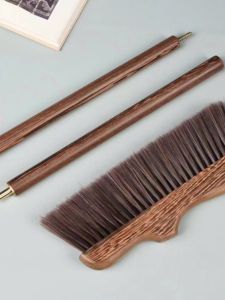 Broom Chổi Gỗ Cánh Gà Mềm Dụng Cụ Vệ Sinh Nhà Cửa Phòng Tắm Chống Tĩnh Điện Dụng Cụ Vệ Sinh Gia Đình Chổi Mềm Chổi Nhà Bếp Chổi Sàn