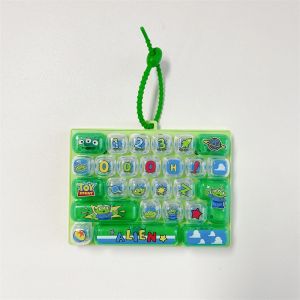 Bandai | Toy Story cartoon Decompression 26-Key Keyboard Keychain Pendant Wallet Pendant Birthday Gift