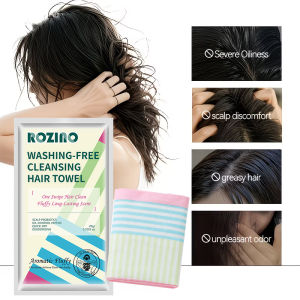 【No-Rinse Hair Cleaning Cap】1/2/3Pcs Instant Oil Control Volumizing No-Wash Cleaning Cap 20g Quickly Cleans Hair Removes Oil Instantly with Just One Wipe Essential for Travel and Outings Fast and Convenient Makes Hair Smoother Shinier Softer No...