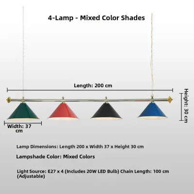 MUZHAN | Personalized Shadowless Billiard Room Pendant Light