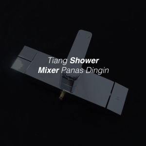 VONE Shower Kamar Mandi Full Set Kran Panas Dingin Shower Tiang Komplit Rain Stainless Chrome RC-24-HC ( VONE PREMIUM )