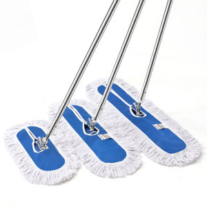 ไม้ถูพื้น ไม้ม็อบ Flat Mop มี 3 ขนาดให้เลือก ไม้ม็อบดันฝุ่น แฟลตม็อบ ไม้ถูพื้นอเนกประสงค์ อุปกรณ์ทำความสะอาด ผ้าม็อบหัวแบน ผ้าถูพื้นขนาดใหญ่