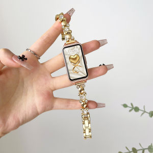 Huawei Band Metal Magnetic Absorption Bracelet for Watch 7 8 9 NFC Wristband New Summer Honor Intelligent Sports Watch Girls High End Replacement Band