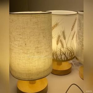 MSIA Wooden LED Bed Lamp Lampu Tidur Bilik Lampu Meja Lampu Tidur Decoration Lamp Table Lamp Desk Lamp