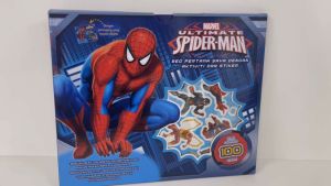 Marvel Spiderman Beg Pertama Saya (BM) dengan Buku Cerita Aktiviti & Stiker untuk Kanak Kanak