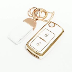 2 Buttons TPU Car Key Cover Shell Bag Fob Case Accessories For Volkswagen VW Tiguan Golf 4 5 Jetta Beetle Scirocco Polo Passat