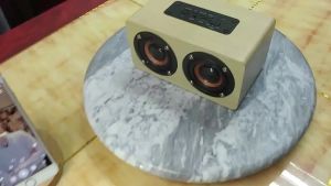 Loa Bluetooth Di Động Bằng Gỗ Thủ Công Âm Thanh Nổi HIFI Retro Loa Không Dây Có MIC TF Aux Cho Máy Tính Sử Dụng Tại Nhà
