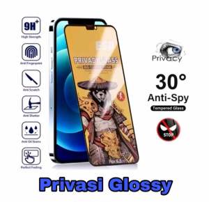 ESD TEMPERED GLASS SPY PRIVACY PREMIUM ANTI STATIC / ANTI DUST SCREEN PROTECTOR VIVO Y72(5G) Y72T Y73 Y73S Y73T Y74S Y75(5G) Y75S Y76(5G) Y76S Y77 Y77S Y81 Y83 Y91 Y91C Y93 Y95