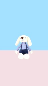 40CM Cartoon Rabbit Plush Toy Soft White Rabbit Striped Overalls Doll Kids Cute Stuffed Animals Doll For Kids Birthday Gift