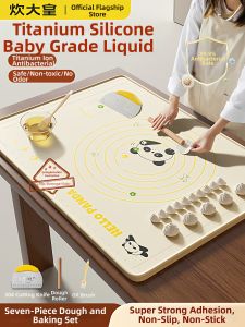 COOKER KING | Titanium Silicone Antibacterial Dough Rolling Mat