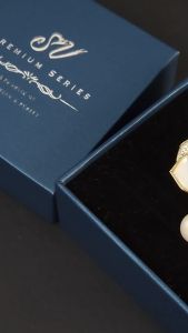 Sv Premium Diamond Uniq Flower Brooch With Pearl Pin Tudung Shawl Bawal Austria Elegant Cute Accessories With Gift Box