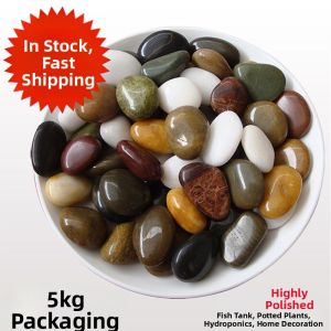 Jiaxun | Natural Rainbow Pebbles Garden Decorative Stones